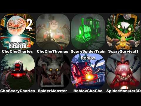 CURSED Thomas The Train VS Choo-Choo Charles Mobile,Scary Spider Train Survival,Choo Choo Train