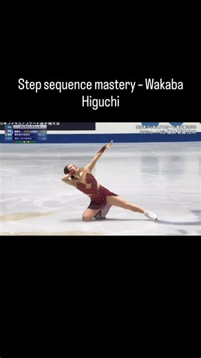 Figure Skating World on Instagram: "Wakaba Higuchi ⛸️ Powerful step sequence showing her strength and control at the Japan Championships ❄️#WakabaHiguchi #figureskating #fsworld #iceskating #figureskater #JapanChampionships #stepssequence #powerfulonice"