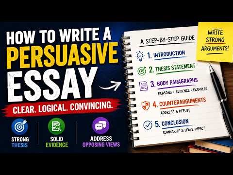 How to Write a Persuasive Essay Step-by-Step