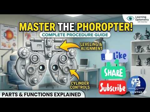 Phoropter | Mastering the Phoropter: Parts, Functions, and Step-by-Step Procedure