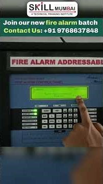 Trouble Reminder Feature in Fire Alarm System | Practical Guide 🚨| Skill Mumbai #skillmumbai