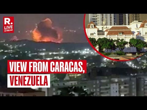 BREAKING LIVE: Heavy Gunfire Reported Near Venezuelan Presidential Palace In Caracas