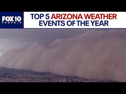 The August dust storm l No. 3 Arizona weather event of 2025 l FOX 10 Phoenix