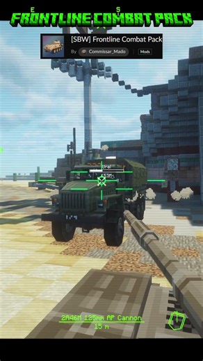 Minecraft Military Mods! #1 #shorts #minecraft