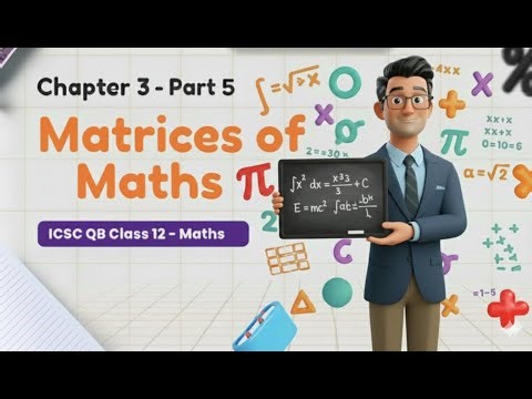 Matrices Class 12 | Part 5 | Advanced Questions & Practice | Mr. Manish
