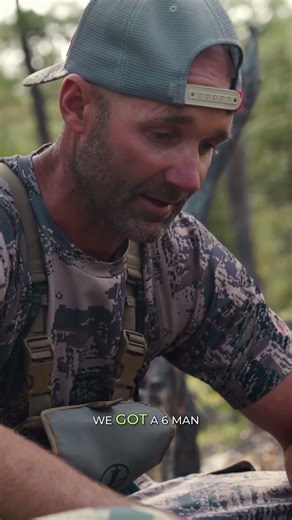 Giant bull elk is hit, but he shifted as Ryan took the shot!
