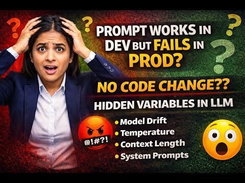 Prompt Works in Dev but Fails in Prod | Why LLM Prompts Break in Production (Even When Code Is Same)