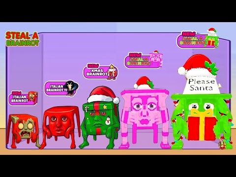 Merge Anomaly: CHRISTMAS BRAINROT vs STEAL A BRAINROT | Boss + Boss | Merge Fellas New Update!