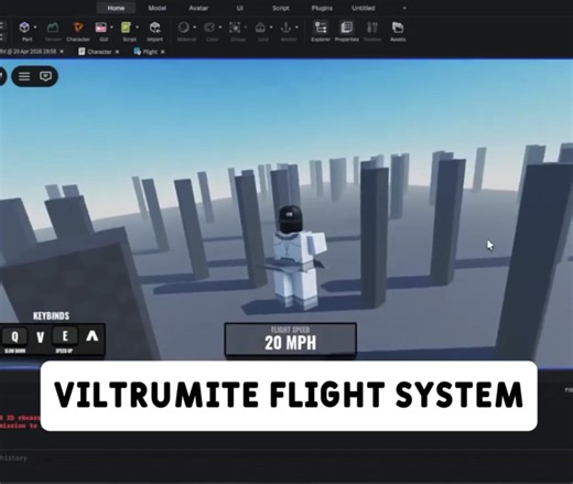 Viltrumite Flight System | Roblox studio #scripting #development #robloxstudio ##invincible #viltrumite