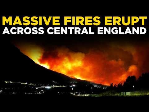 UK WILDFIRES LIVE | Apocalyptic Scenes in England as Houses Burn to Ground | Times Now World