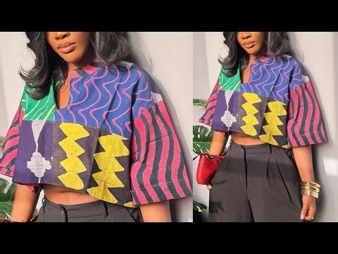 SEWING TUTORIAL | Crop top cutting and sewing tutorial for beginners 