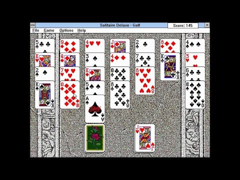 Solitaire Deluxe - Golf [Windows 3.11 Longplay] (1995) Interplay