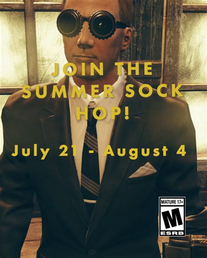It's time to shimmy! Get started on the new Summer Sock Hop Mini Season in #Fallout76 now!