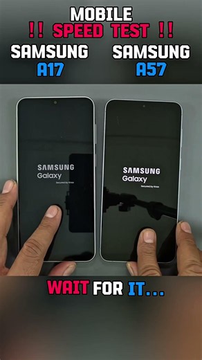 ☠️⚡SAMSUNG A17 VS SAMSUNG A57 - SPEED TEST!!