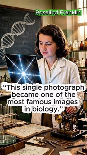 Photo 51: The DNA Image That Changed Biology 🧬 | Rosalind Franklin #speakconfidentenglish