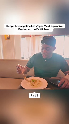 Deeply Investigating Las Vegas Most Expensive Restaurant Hell's Kitchen . #trying #food #restaurant ##chicken #lasvegas