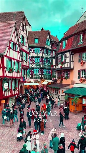 This French Village Doesn't Look Real 🤯 Follow for daily hidden gems💎 #colmar #france #travelshorts