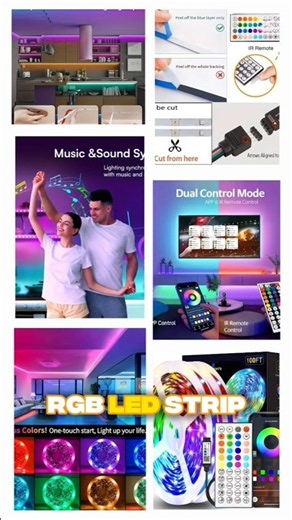 RGB LED Strip Lights ✨ Transform Your Room in Seconds! | APP Controlled LED Lights