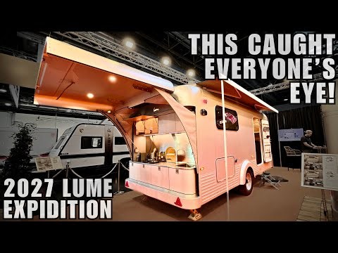 Whoa… this aluminum RV got EVERYONE’S attention! 2027 Lume Expedition travel trailer/caravan tour