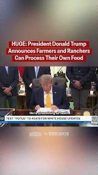 President Trump will always prioritize our farmers and ranchers who feed America. 🇺🇸🚜
