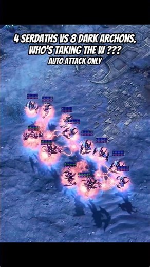 Epic Protoss Face-Off: 4 Serdaths vs 8 Dark Archons ! | SC2.BattleRumble #starcraft2 #스타크래프트2 #sc2