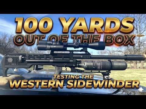 FULL AUTO Air Rifle INSANITY Western Sidewinder .25 Cal Power Test Pumpkin & Soda Bottle Destruction