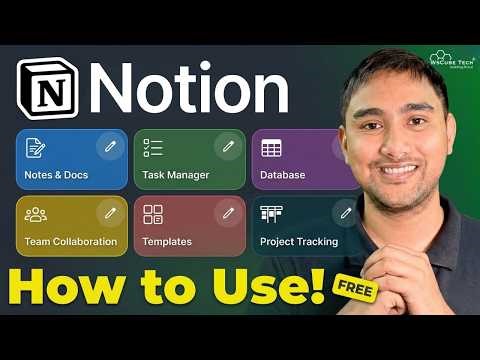 Notion Tutorial for Beginners (How to use Notion)
