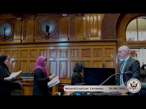 Naturalization Ceremony - 10/8/2026