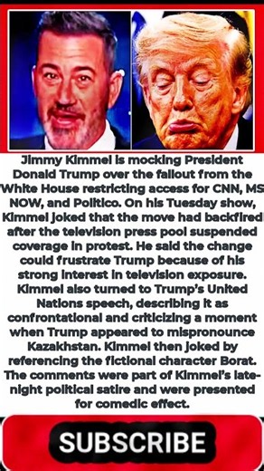 Jimmy Kimmel: Press Ban Making Trump "Even Crazier"!