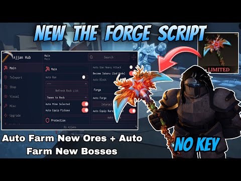 The Forge XMAS Script *NO KEY* - ISLAND 3, AUTO FORGE, AUTO FARM NEW ORES, INSTANT KILL NEW BOSSES