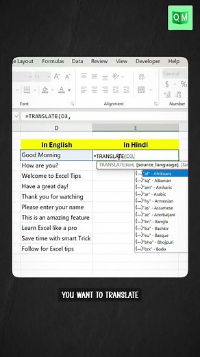 What's the SECRET Excel Formula for Flawless Language Translation?