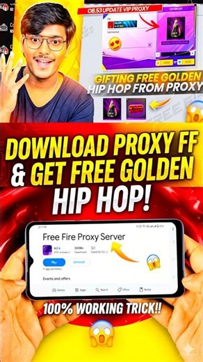 HOW TO DOWNLOAD PROXY SERVER IN FREE FIRE, HOW TO USE PROXY SERVER IN FREE FIRE, VIP PROXY SERVER