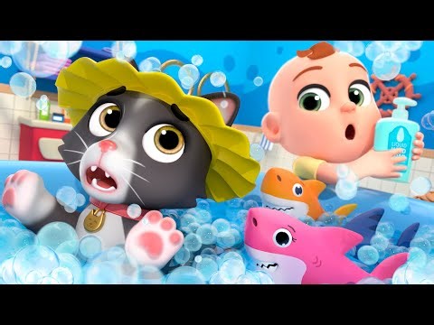 Hey Diddle Diddle – Bubble Bath Cat Time | Baby Songs & Nursery Rhymes