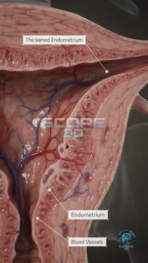 Copper IUD & Heavy Menstrual Bleeding | 3D Medical Animation #shorts