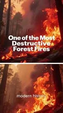 Largest Wildfires in History | United States, California, Arizona | Land, Wind, and Fire