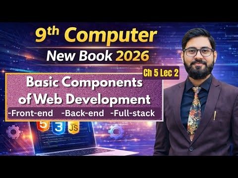 Basic components of web development | front end back end full stack