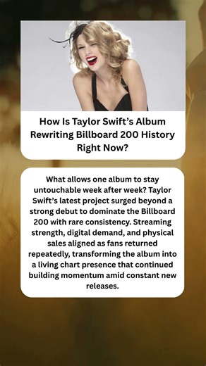 How Is Taylor Swift’s Album Rewriting Billboard 200 History Right Now?