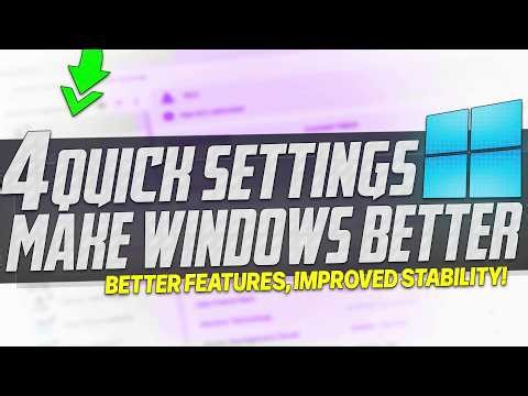 Make Windows 11 MUCH better with 4 settings!