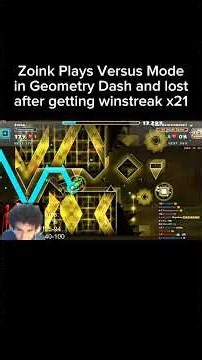 Zoink tries Versus Mode in geometry dash #gd #geometrydash #zoink