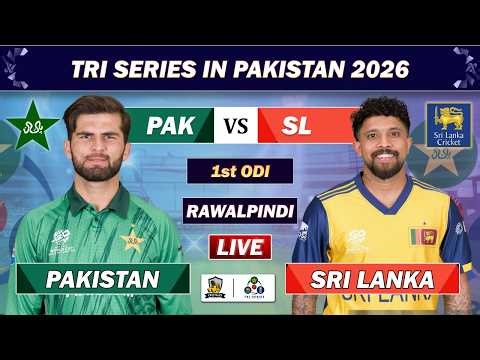 PAKISTAN vs SRI LANKA TRI NATION SERIES 1st ODI MATCH LIVE COMMENTARY | PAK vs SL CRICKET SCORES