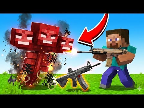 Download Best Minecraft Gun Mods for ALL Versions and media fire link in comment box 🔫🔥