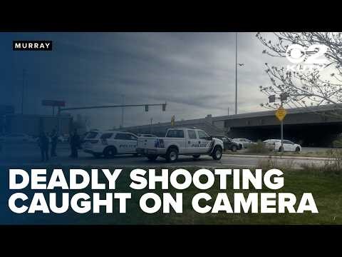 Video captures moment after suspect rear-ends trooper, pulls out knife on I-15