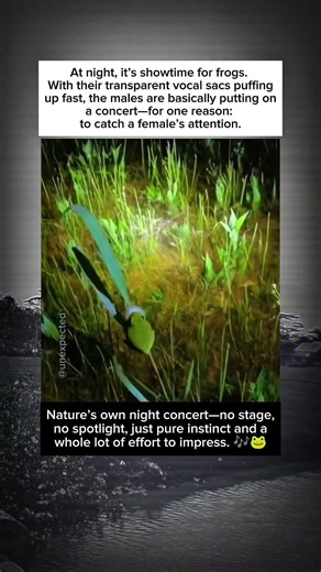 Night Concert of the Frogs Singing for Love Under the Stars