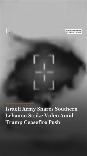 Israeli Army Shares Southern Lebanon Strike Video Amid Trump Ceasefire Push | N18G