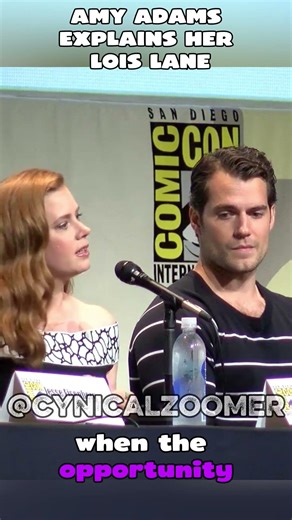 Amy Adams Finally Got Her Dream Role #comiccon #dc #amyadams #loislane #snyderverse