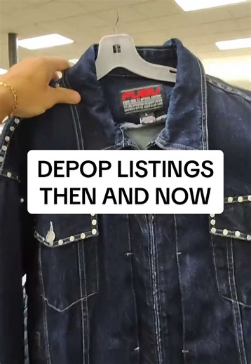Save time & convert more on @Depop. Clean, keyword rich listing description’s that are easy to find. Upload a few pictures & measurements and watch your visibility and sales increase! #depop #depopseller #depopshop #prolisting #