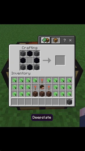 CRAFTING BEDROCK BLOCK #sudhirxgaming #minecraft #gaming #shorts