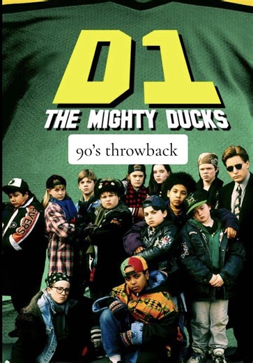 This movie was a staple in our house growing up! 🏒 🥅 🖤 #hockey #mightyducks #90skid #throwback #fyp