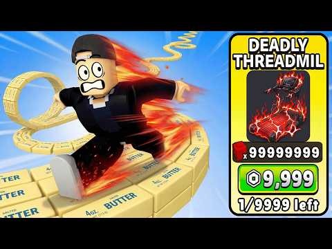 I Bought The ADMIN TREADMILL in Roblox Butter Escape