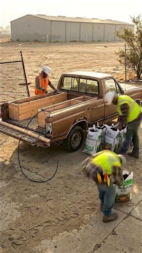This Old Truck Now GROWS FOOD 😳 #timelapse #garden #beforeandafter #diy